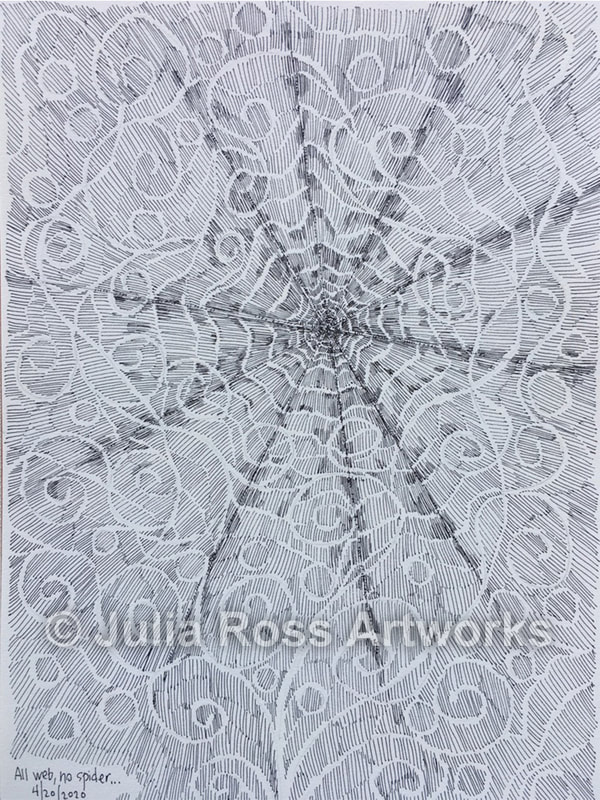 All Web, No Spider - Julia Ross Artworks
