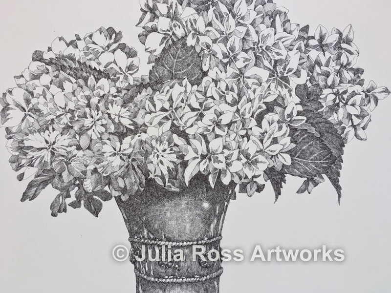 Hydrangeas - Julia Ross Artworks