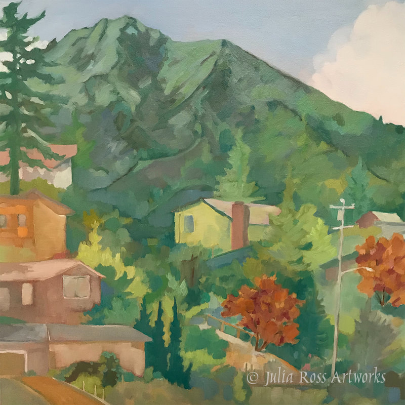 Mt. Tamalpais from Almonte  - Julia Ross Artworks