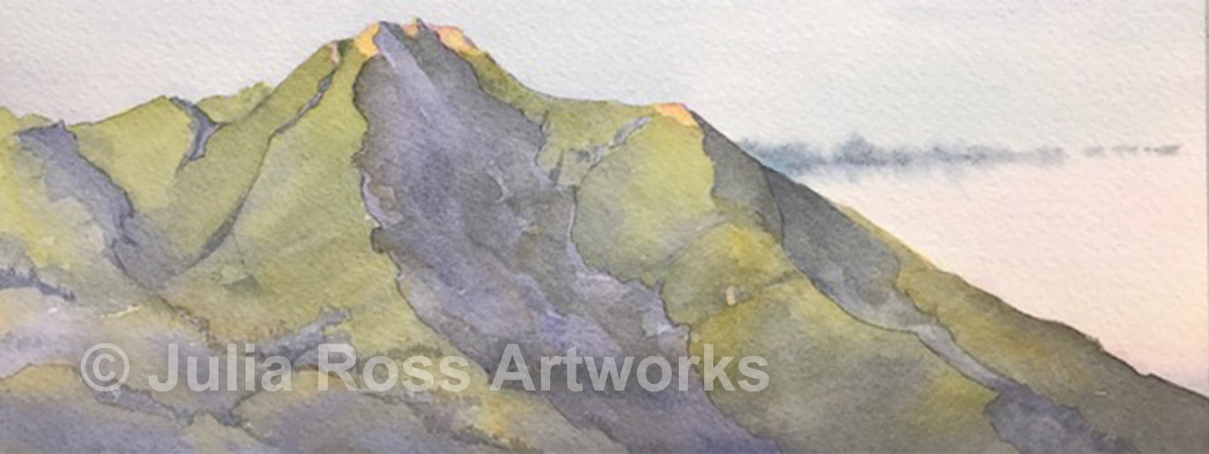 Mt. Tamalpais Sunset - Julia Ross Artworks