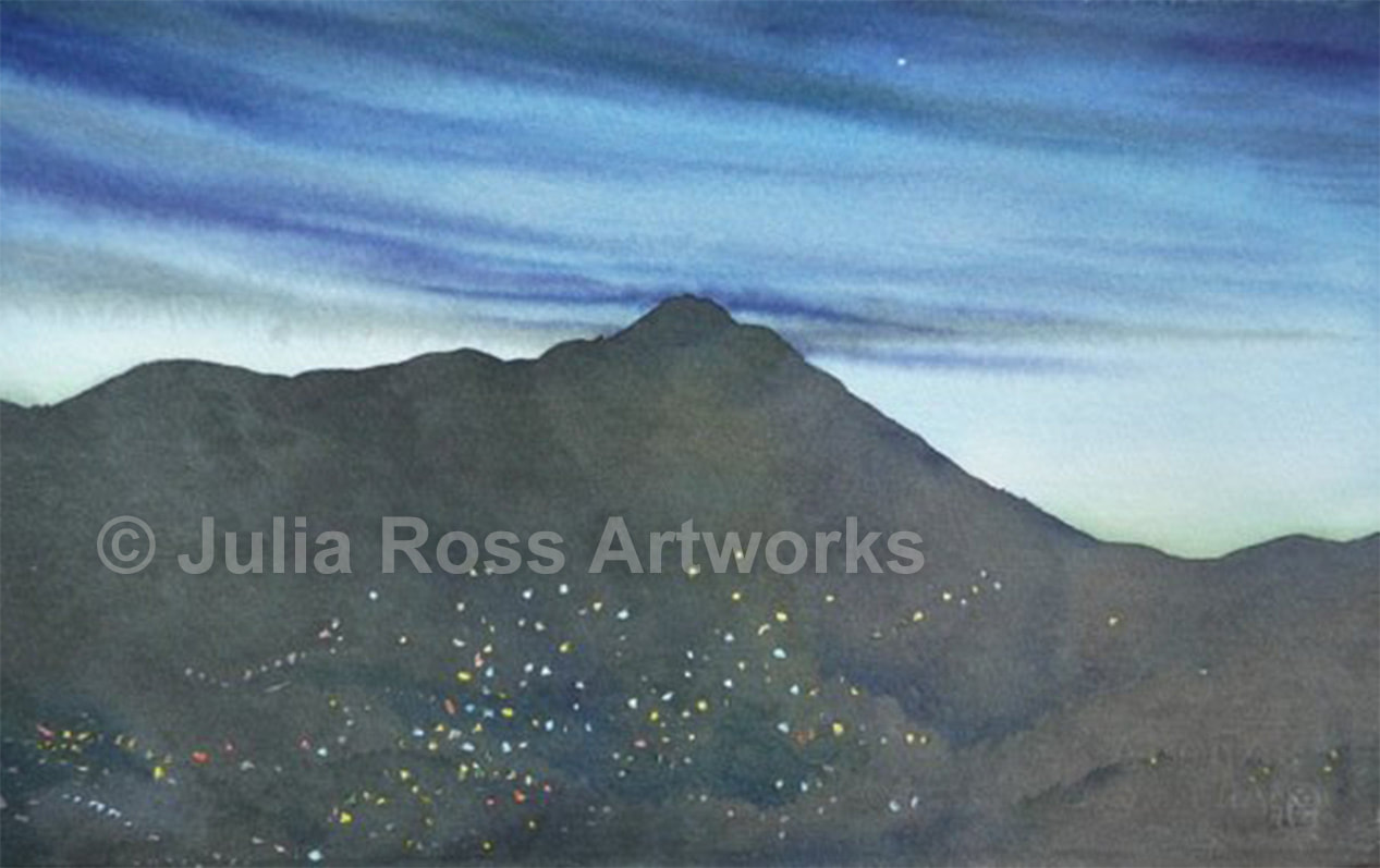Mt Tamalpais, Venus, June Evening - Julia Ross