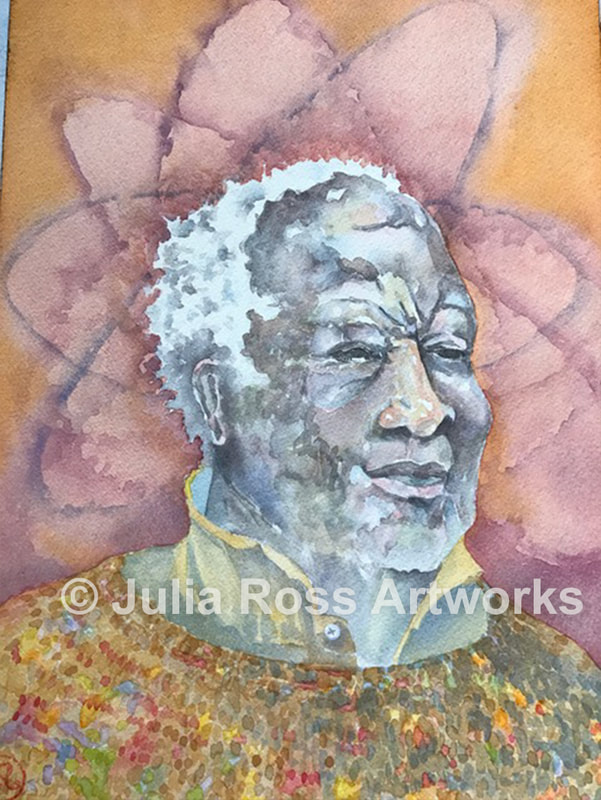 Portrait of Raymond Saunders - Julia Ross Artworks