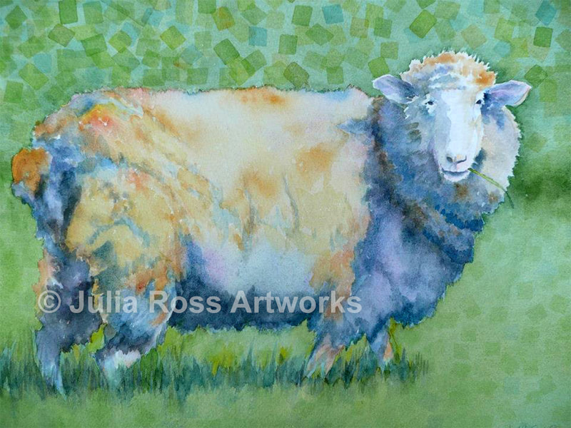 Hanging Out, Sheep Near Dillon Beach - Julia Ross Artworks