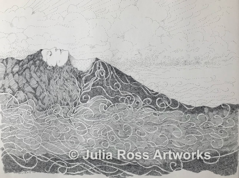Sleeping Lady - Julia Ross Artworks