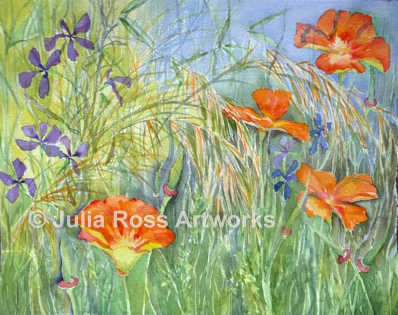 Wildflower II - Julia Ross Artworks